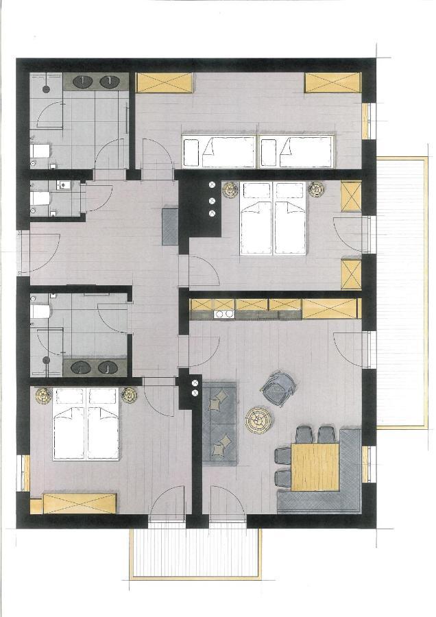 Schmiedhof Gut Apartment Grossarl Ngoại thất bức ảnh